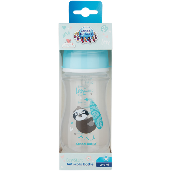 Canpol Babies Easy Start Exotic Animals butelka szeroka antykolkowa, poj. 240 ml_2