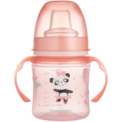 Canpol Babies Easy Start Exotic Animals kubek treningowy silikonowy różowy, poj. 120 ml_1