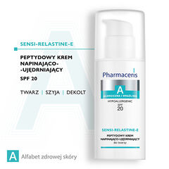 Pharmaceris A Sensi-Relastine-e peptydowy krem napinająco-ujędrniający SPF20 do twarzy, 50 ml_2