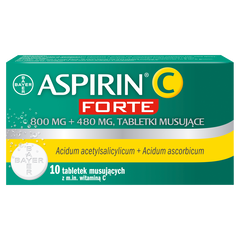 Aspirin Bayer C Forte tabletki musujące, 10 tabl./1 opak._1