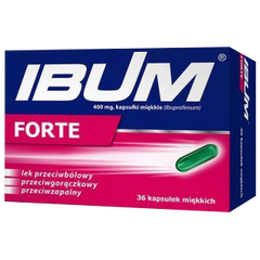 Ibum Forte lek przeciwbólowy i przeciwgorączkowy 400 mg, 36 tabl./1 opak._1