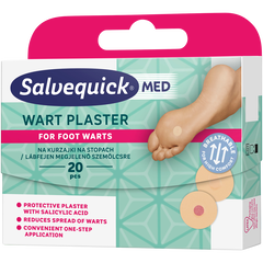 Salvequick Foot Care plastry na kurzajki, 20 szt./1 opak._1