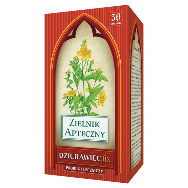 Zielnik Apteczny Dziurawiec Fix zioła do zaparzania, 30 sasz./1 opak._1