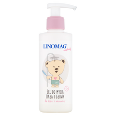 Linomag Emolienty żel do mycia ciała i głowy dla dzieci i niemowląt, 200 ml_1