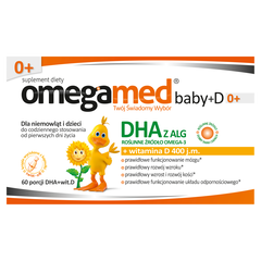 Omegamed Baby+D suplementy diety, 60 kaps./1 opak._1