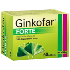 Ginkofar Forte tabletki powlekane, 80 mg, 60 tabl./1 opak._1