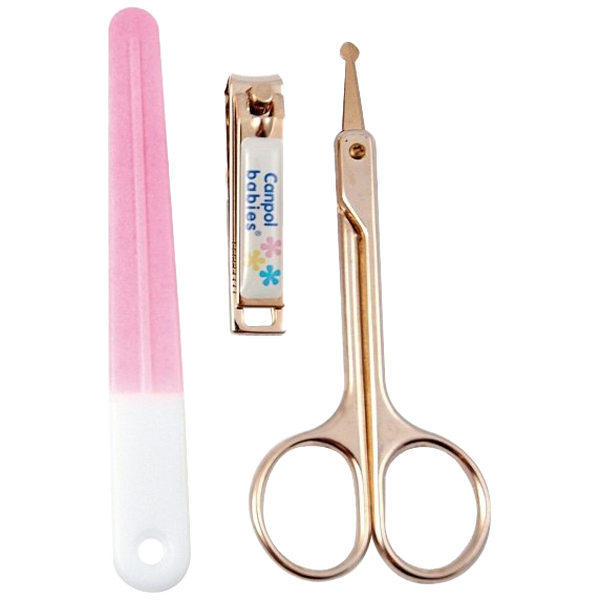 CANPOL  zestaw: nożyczki, 1 szt. + cążki, 1 szt. + pilnik, 1 szt._1