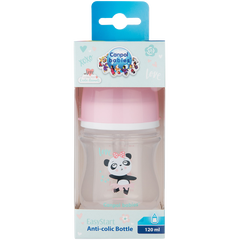 Canpol Babies Easy Start Exotic Animals butelka szeroka antykolkowa, poj. 120 ml_2