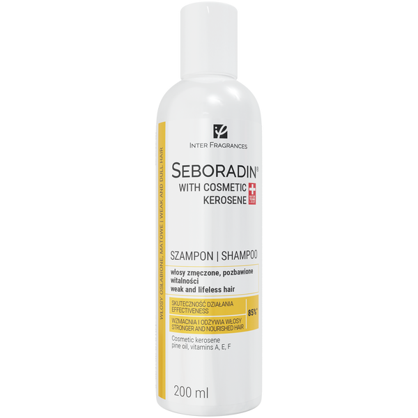 Seboradin With Cosmetic Kerosene odbudowujący szampon z naftą kosmetyczną do włosów, 200 ml_1