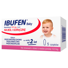 Ibufen Baby czopki 125 mg, 5 szt./1 opak._1