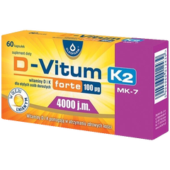 D-Vitum K2 MK-7 Forte kapsułki, 60 kaps./1 opak. _1