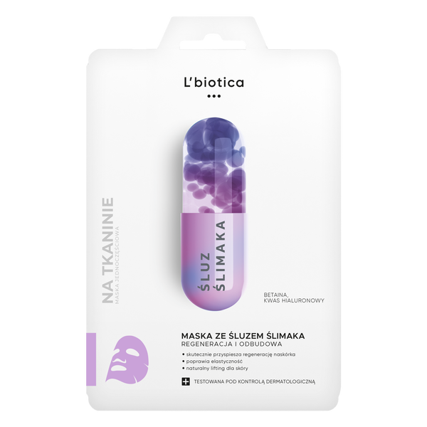 L'biotica błyskawicznie regenerująca maseczka do twarzy, 23 ml_1