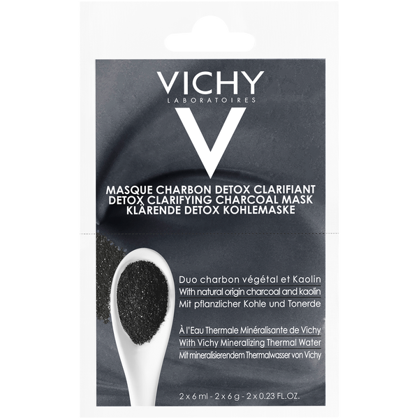 Vichy detoksykująca maska oczyszczająca z aktywnym węglem, 2x6 ml/1 opak._1