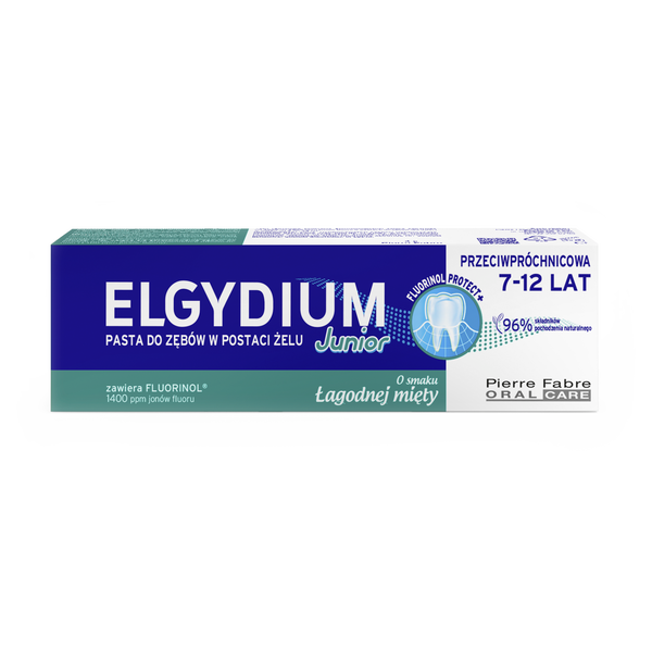 Elgydium Junior pasta do mycia zębów dla dzieci 7-12 miętowa, 50 ml_2