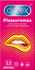 Durex Pleasuremax prezerwatywy, 12 szt./1 opak._1