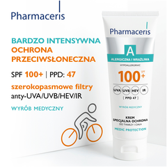 Pharmaceris A Medic Protection wyrób medyczny: krem specjalna ochrona do twarzy i ciała SPF100+, 75 ml_2