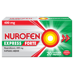 Nurofen Express Forte kapsułki miękkie, 20 szt./1 opak._1