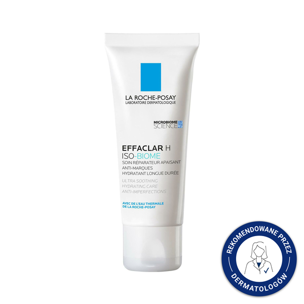 La Roche-Posay Effaclar H ISO-Biome kojący krem nawilżający przeciw niedoskonałościom do twarzy, 40 ml_2