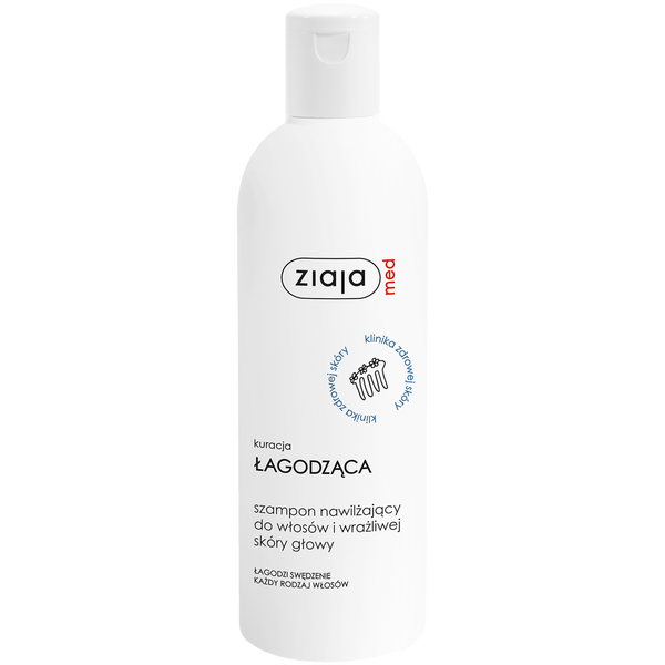 Ziaja med Kuracja Łagodząca nawilżający szampon do włosów i wrażliwej skóry głowy, 300 ml_1