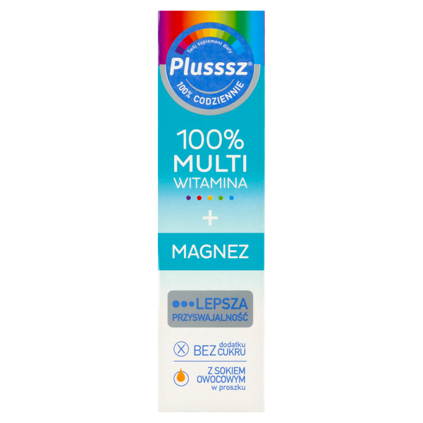 Plusssz 100% Multiwitamina+Magnez tabletki musujące, 20 tabl./1 opak._2