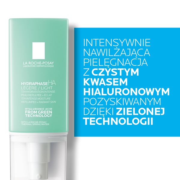 La Roche-Posay Hydraphase Light krem intensywnie nawilżający z czystym kwasem hialuronowym o lekkiej konsystencji, 50 ml_4