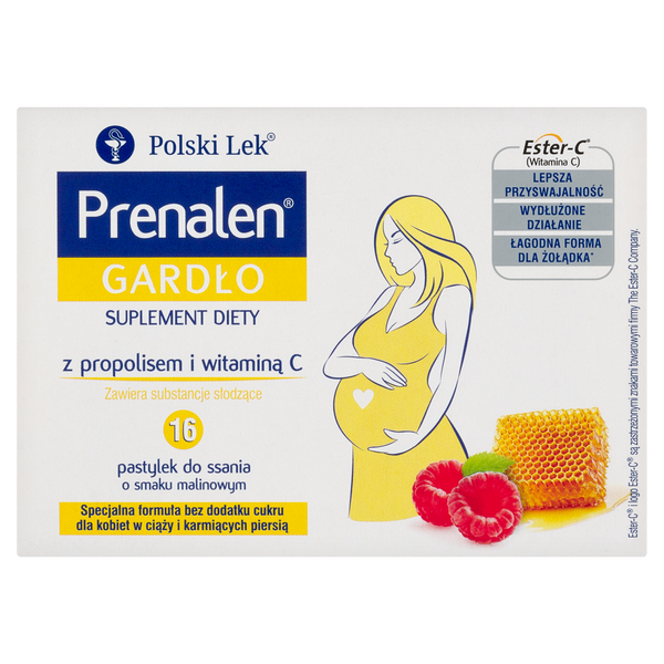 Prenalen Gardło tabletki do ssania, 16 tabl./1 opak._1