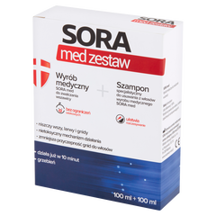 Sora Med płyn do stosowania na skórę, 100 ml + 100 ml_1