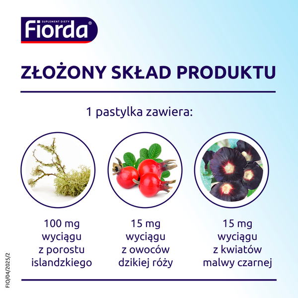 Fiorda pastylki do ssania o smaku czarnej porzeczki, 60 szt./1 opak._7