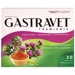 Avet Gastravet tabletki powlekane, 30 tabl./1 opak._1