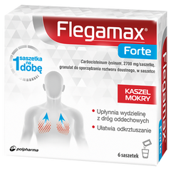 Flegamax Forte suplement diety, 6 sasz./1 opak._2