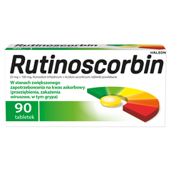 Rutinoscorbin tabletki powlekane, 90 szt./1 opak._1