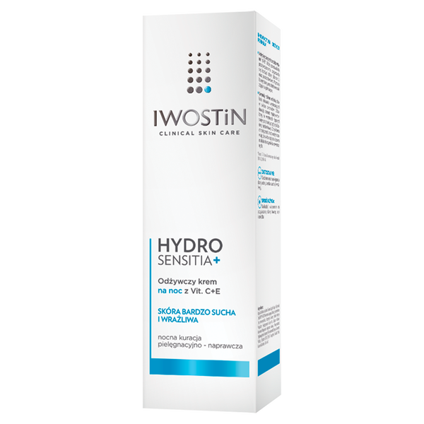 Iwostin Hydro Sensitia+ odżywczy krem z witaminą C do twarzy na noc, 50 ml_2