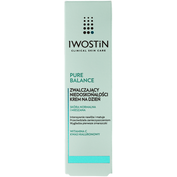 Iwostin Pure Balance zwalczający niedoskonałości krem do twarzy na dzień, 50 ml_3
