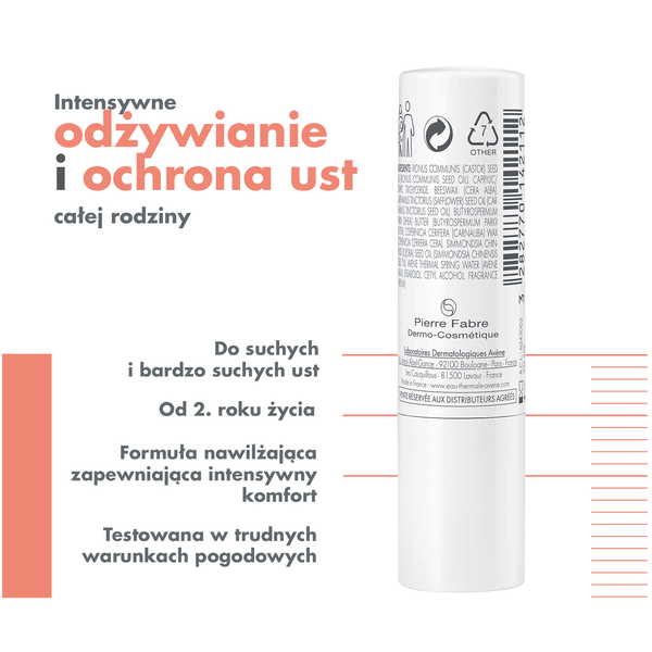 Avène Cold Cream ochronna pomadka do ust, 4 g_4