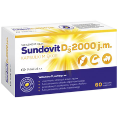 Sundovit D3 suplement diety 2000, 60 kaps./1 opak._1