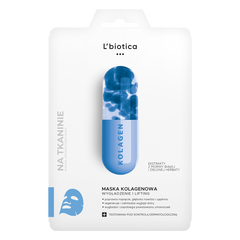 L'biotica Collagen kolagenowa maska na tkaninie do twarzy, 23 ml_1